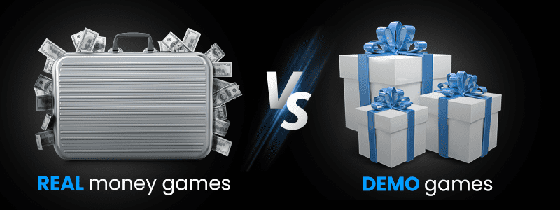 real money games vs demo games